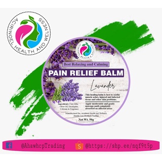 Lavander Pain Relief Balm Best in Soothing Relaxing And Calming 50g by Acirinoel (Healing Balm)