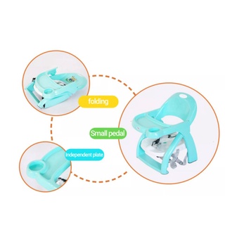 Kailangan ni babyBaby Cartoon Plastic Small Dining Back Chair, Child Seat Stool Infant Meal Househol
