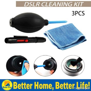 ❇xd 3 in 1 Lens DSLR Cleaning Set Brush Air Blower Professional Screen LCD Dust