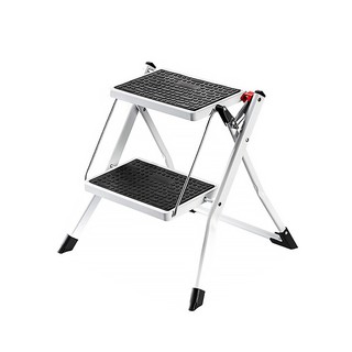 ✻Locaupin The Mini 2 Steps Stool Portable Sturdy Non-Slip Lightweight Foldable Ladder Household♒