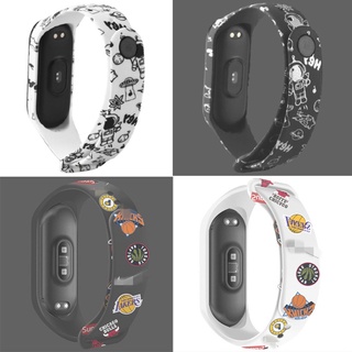 Cartoon Strap for Xiaomi Mi Band 6 5 4 3 Replacement Bracelet for miband 5 silicone wrist Strap