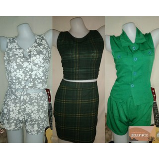Top and Skirt/Short | Preloved | Ukay Ukay | Korean style | SALE! | JELlyace Collections