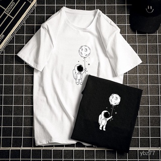 Space Short Sleeve T-Shirt Male Hong Kong Japanese Brand