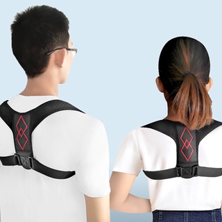 LUBINSI Adjustable Back Posture Corrector Brace Support Belt Clavicle Spine Back Shoulder Lumbar