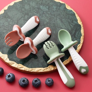 Short Handle Children's Spoon and Fork Set Does Not Contain BPA