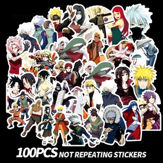 100Pcs\\/Set Waterproof Japanese Anime Naruto Sticker (1)