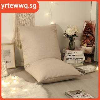 wheH 【yrtewwq.sg】A beanbag chair girl lovely bedroom back Japanese tatami bed floor small folding so