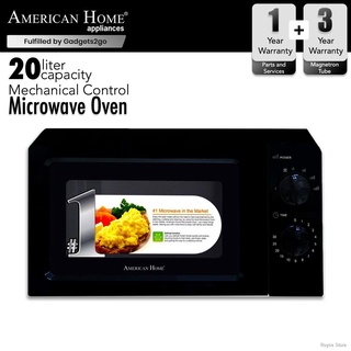 【SPOT】♟ﺴ●American Home 20L Mechanical Microwave Oven (Black)