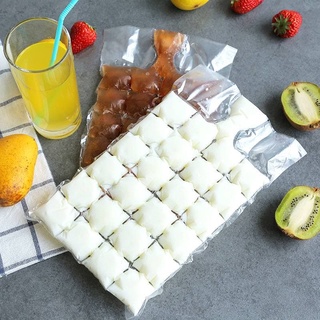 SIMPLOVE Disposable ice bag, ice cube mould, self-sealing ice cube bag, edible ice cube maker C860