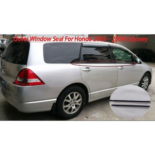 4Pcs Outer Window Seal For Honda 2005－2008 Odyssey Weatherstrip Moulding Trim