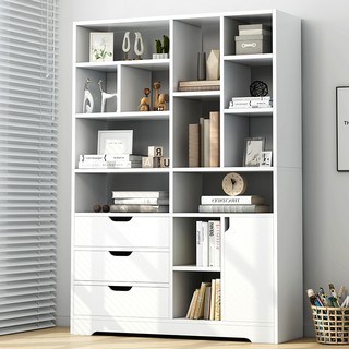 Bookshelf floor simple living room shelf multi-layer student economical storage home bookcase