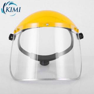 Protective Safety Clear Head Mounted FULL Face Eye Shield Screen Grinding PVC