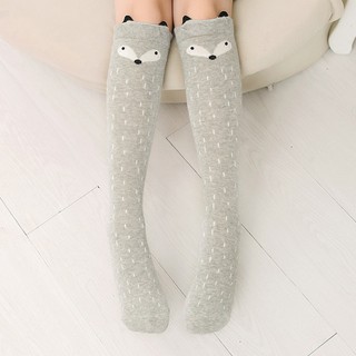 Kids Girl Socks Knee Long Fox Socks Accessories