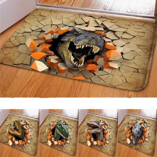 3D Dinosaur Print Floor Mat Carpet Soft Flanner Doormat Rugs for Bedroom Living Room Door Floor Mats (1)