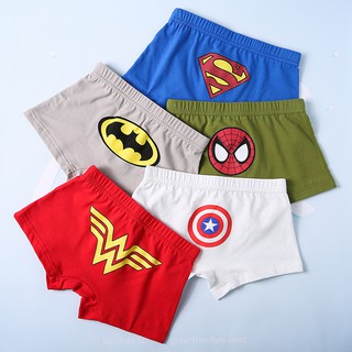 Baby Steps Kids Children Fashion 5 PCS SET Brief Boxer Underwear Boys Girls Superman (1)