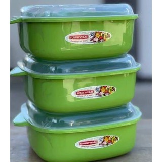 3pcs SUNNYWARE FOOD KEEPER/ FOOD CONTAINER