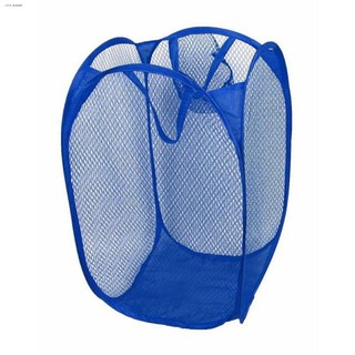 New products❁Mesh Fabric Foldable Dirty Clothes Washing Laundry Basket