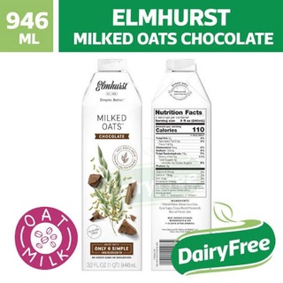 Elmhurst Milked Oats Chocolate Dairy free 946ml