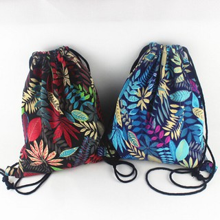 Gym Drawstring Backpack Beach Bucket Shoulder Bags Fashionapple