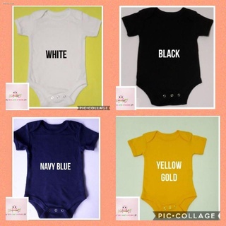 ✻﹊Plain colored Baby Onesies ( 0-12 mos) Top Colors
