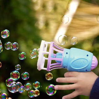 Automatic Bubble Machine Sound Light Blowing Bubble Toy (BUBBLES)