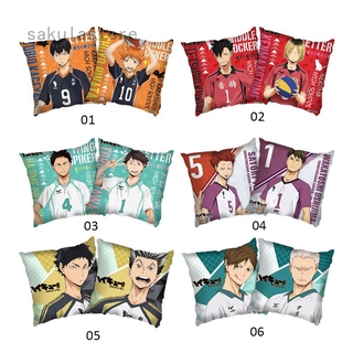 Anime Haikyuu!! Pillowcase Double Sides Haikyuu Cartoon Pillowcase Cushion Case Decoative Pillow Cases (1)
