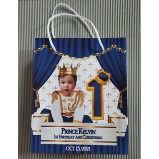 Royal Prince theme personalized medium lootbag