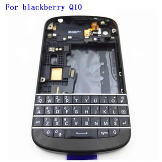For BlackBerry Q10 Full Complete Mobile Phone Housing + Frame Cover Case + English Keypad