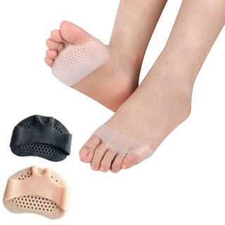 half shoes⊕1Pair Silicone Gel Half Yard Pad,Invisible Anti-slip Insoles,Forefoot Invisible Anti-slip