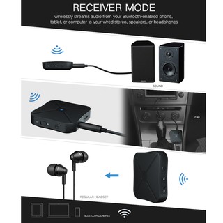 ҉2-in-1 Bluetooth 4.2 Wireless Audio Transmitter Receiver Adapter