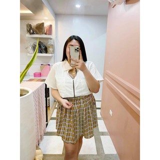 Korean Inspired Tennis Skirt - Bella Plaid Pleated Skirt by Shapes and Curves (4)