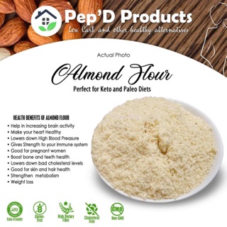 Almond Flour (250g/500g/1kg) Regular/Meal Fine/Extra Fine - Keto/Low Carb Gluten Free