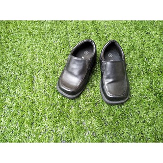 Smartfit Black Leather Shoes for Boys