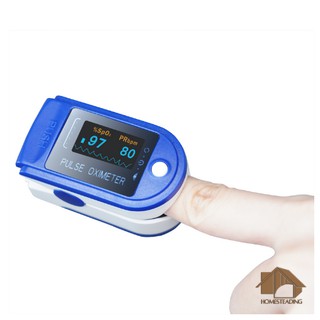 Homesteading Original Finger Pulse Oximeter Fingertip Pulse Blood Oxygen Saturation Monitor