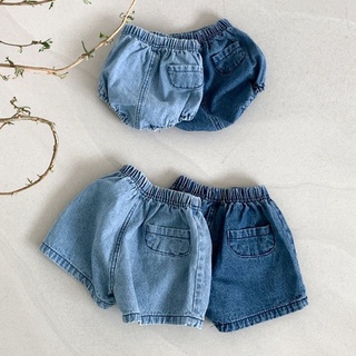 Adorable Baby Boys Shorts Summer Casual Denim Short Pants for Toddler Girls Pockets Design Clothing
