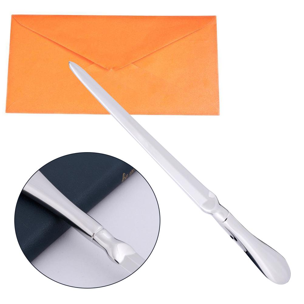 School Solid Silver Hand Lightweight Office Stainless Steel Practical Letter Opener