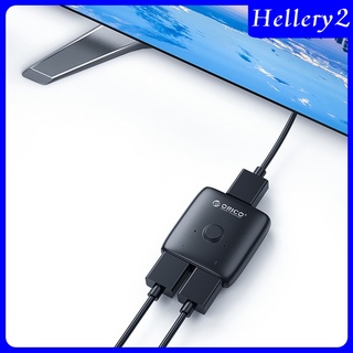 [HELLERY2] 4K HDMI 2.0 Bi-Directional Switcher Splitter Box Adapter Hub 2x1 1x2 In Out vN0m
