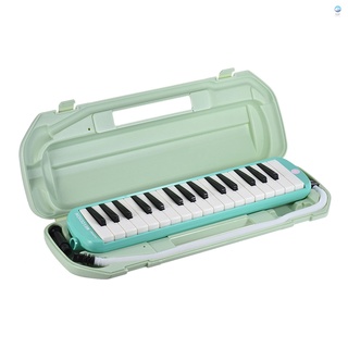♪ SUZUKI MX-32D Melodion Melodica Pianica 32 Piano Keys Musical Education Instrument with Long & Short Mouthpiece Hard Case for Students Kids Children