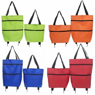 MINI912 Travelmate Shopping Bag Folding Wheel Versatile Shopping Troly Traveling Bag Import