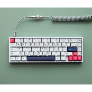 Spot-[Keycaps] Dai Pink Mechanical Keyboard Keycaps Cherry Profile OEM Height PBT 140 Keys Support 6
