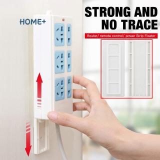 【Ready】 2 Pcs Self Adhesive Power Strip Holder Wall Mount for WiFi Router Power Strip Remote Control @ph