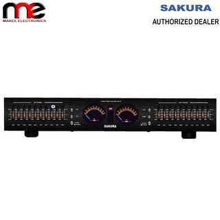Sakura EQ-104 Stereo Graphic Equalizer with Remote Control