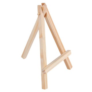 15x8cm Mini Wooden easel Adjustable Triangle Easel Cards Display Shelf