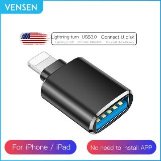Vansen Apple OTG Adapter Lightning To USB3.0 Connection U Disk Card Reader Device Export Connection Mouse Keyboard