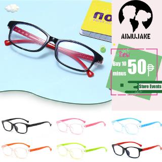 COD ✨Ready Stock✨Fashion Anti Radiation Glasses for Kids Silicone Frame Eyeglasses