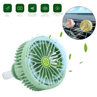 Car Outlet Fan Silent Car Air Conditioner 360 Degree Rotating Cooling Fan Auto Backseat Vent Fan