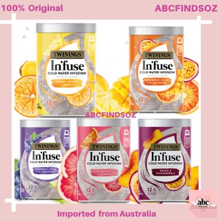 Twinings Infuse Cold Water Infusion 12 packs/bottle (2)