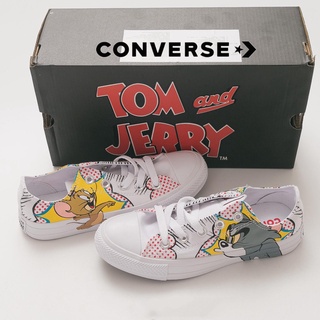 ✇☊❡Ready Stock Hot Sale Converse Chuck Taylor All Star Tom & Jerry Men's Women's Sneakers Low Cut Or