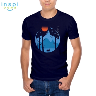 INSPI Tees Nature Evening Graphic Tshirt in Navy Blue (2)
