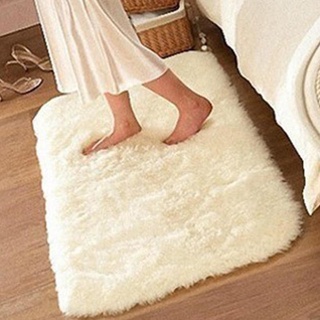 fiber mats floor decorations room door mats▦60x 40 cm Fluffy Rugs Shaggy Rug Faux Fur Soft Carpet M